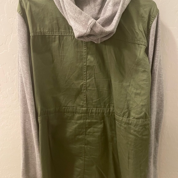 TORRID ANORAK - TWILL & SUPER SOFT PLUSH OLIVE - Picture 3 of 4